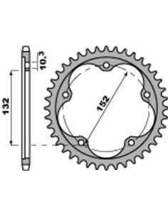 Corona PBR aluminio ultra-light anodizado 4460 - 525 4460 40 LD