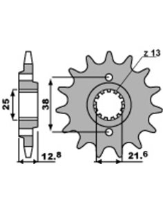 Piñón PBR acero estándar 511 - 520 511 15 18NC