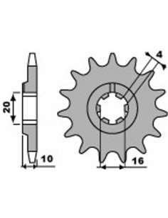 Piñón PBR acero estándar 2066 - 520 2066 13 18NC