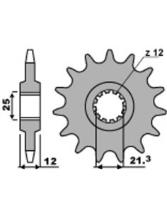 Piñón PBR acero estándar 823 - 520 823 12 18NC