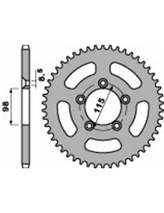 Corona PBR acero C45 estándar 4552 - 420 4552 46 C45