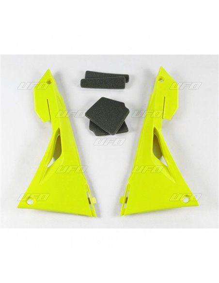 Tampa da caixa do filtro de ar UFO-Plast Honda yellow fluor HO04685-DFLU