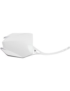 Porta-número delantero UFO-Plast Yamaha blanco YA04860-046
