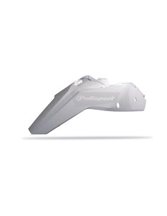 Guardabarros trasero + paneles laterales Polisport blanco KTM 8567900013