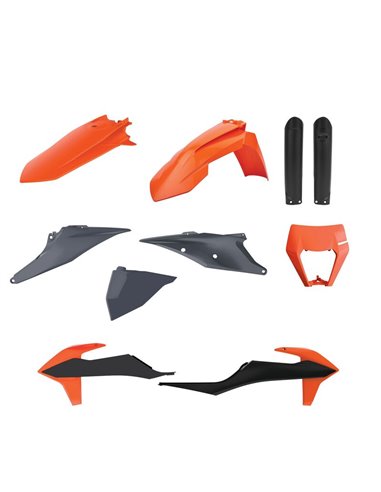 Kit de plásticos Polisport, KTM color OEM 91040