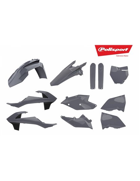 POLISPORT Plastic & Graphic Kit Nardo Grey/Stealth Deco KTM 3032060