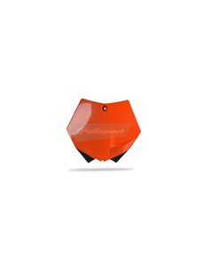 Porta-números delantero POLISPORT naranja KTM 8664400001