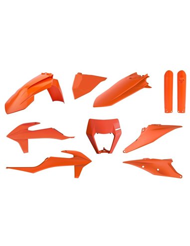 Kit de plásticos Polisport, KTM, naranja 91041