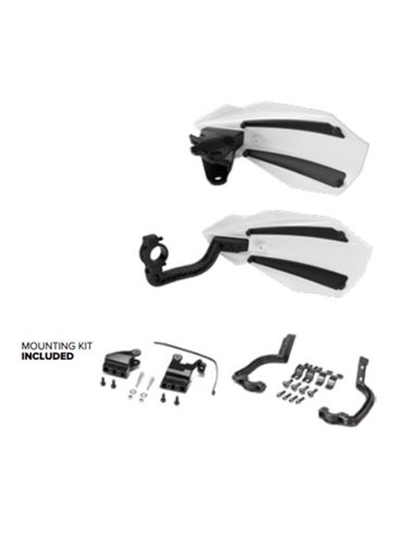 Paramanos POLISPORT MX Bullit blanco - Kawasaki KX250 / 450 8308500037