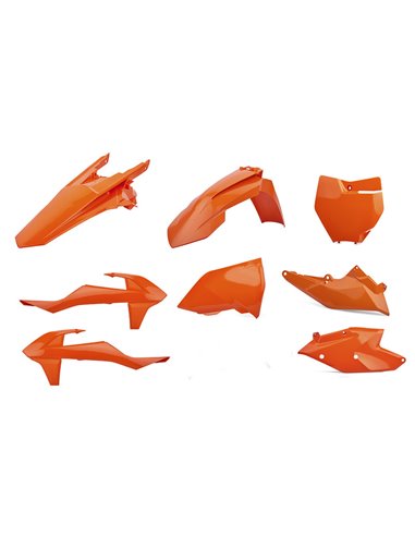 Kit de plásticos POLISPORT naranja 90700