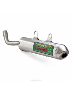 Silencioso Pro Circuit 296 aluminio, tapa de acero inox 1351925