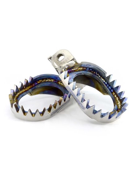 Estriberas enduro PRO-PEGS de titanio - Husqvarna PPEN026