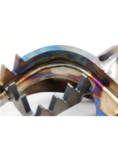 Estriberas MX PRO-PEGS de titanio - Honda PPMX001