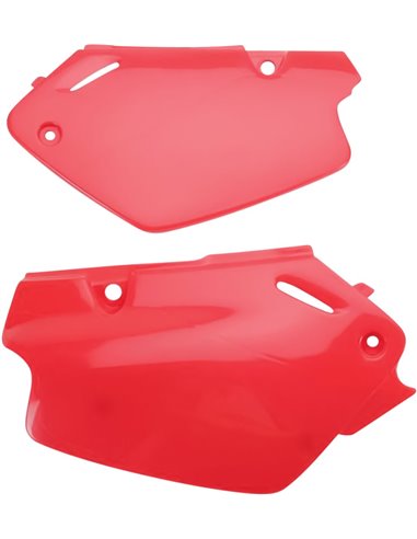 Caches latéraux arrière UFO-Plast Honda rouge HO03626-070