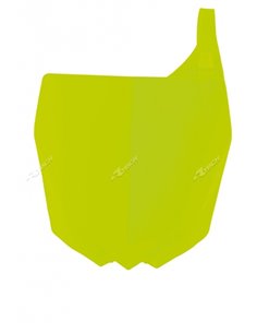 Portanúmeros delantero RACETECH Amarillo Neón Yamaha YZ125 / 250 / 250F / 450F R-TBYZFGF0010