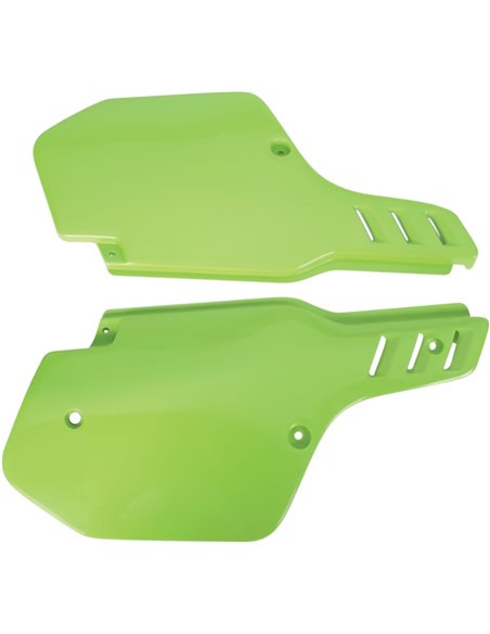 Tampas laterais traseiras UFO-Plast Kawasaki verde KA02713-026
