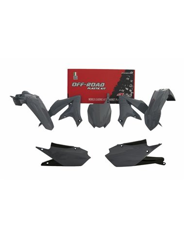 Kit de plástica RACETECH (5 piezas) - Gris R-KITYZF-GR0-518