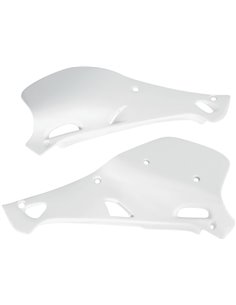 O lado traseiro do UFO-Plast cobre Yamaha branco YA02857-046