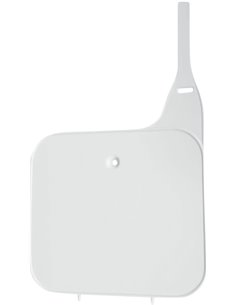 Porta-número frontal UFO-Plast Honda branco HO02607-041