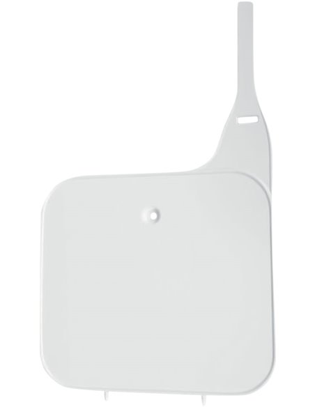 Porta-nombre davanter UFO-Plast Honda blanc HO02607-041