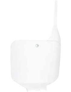 Porta-número delantero UFO-Plast Honda blanco HO02674-041