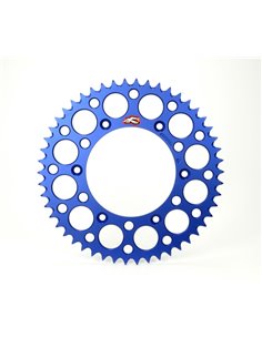 Corona RENTHAL aluminio ultraligera autolimpiable 121U - Paso 420 121U-420-47GBBU