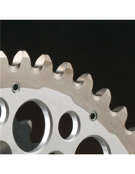 RENTHAL Twinring Aluminium Ultra-Light Self-Cleaning Hard Anodized Rear Sprocket 1230 - 520 1230-520-50GPBK