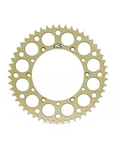 Corona RENTHAL aluminio ultraligera autolimpiable anodizada 224U - 224U-520-48GPHA