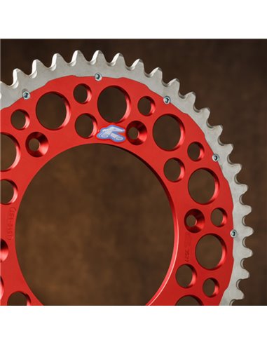 Corona aluminio doble compuesto RENTHAL ultra ligera 520 1540-520-48GPRD