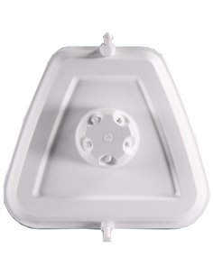 Tapa caja filtro de aire RFX Race - bianco FXAW4000455ST