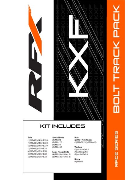 Kit de tornillería Track Pack RFX Race Series FXBK2060055SV
