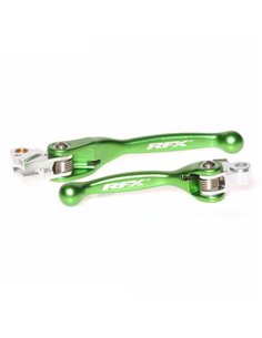 Juego de manetas flexibles forjadas RFX (verde) - Kawasaki KXF450 FXFL2020055GN