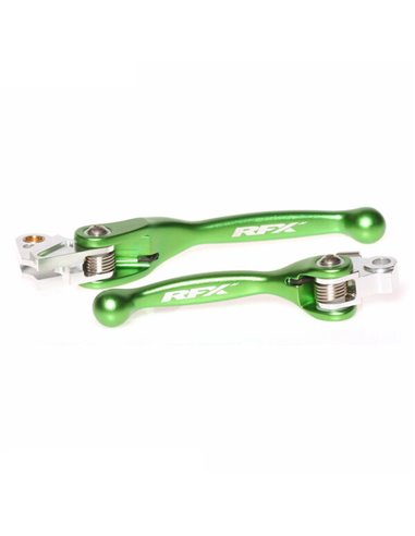 Juego de manetas flexibles forjadas RFX (verde) - Kawasaki KXF450 FXFL2020055GN