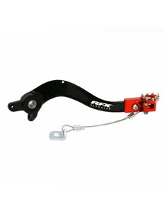 Pedal de freno trasero RFX Pro FT (negro/naranja) FXRB5060099OR