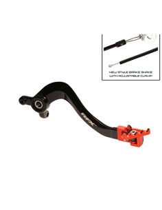 Pedal de freno trasero RFX Pro FT - negro/naranja FXRB5070099OR
