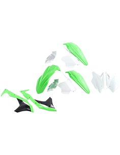 Kit de plÃ¡stico completo UFO Kawasaki cor original KAKIT225-999