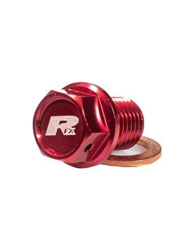 Tapón de vaciado magnético RFX [M12 x 12 mm x 1,50] - rojo FXDB1050099RD