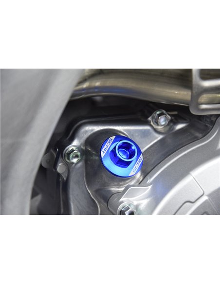 Tapón de llenado de aceite SCAR - Azul OFP100B