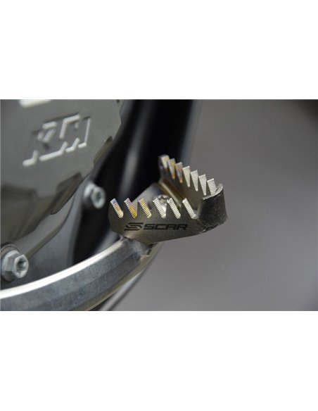 Puntera de titanio pedal de freno SCAR STBT500