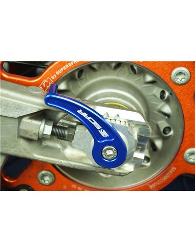 Tirador eje trasero SCAR - Azul RAP500BL