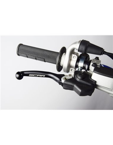 Maneta de freno SCAR FLEX plegable negro PBL503