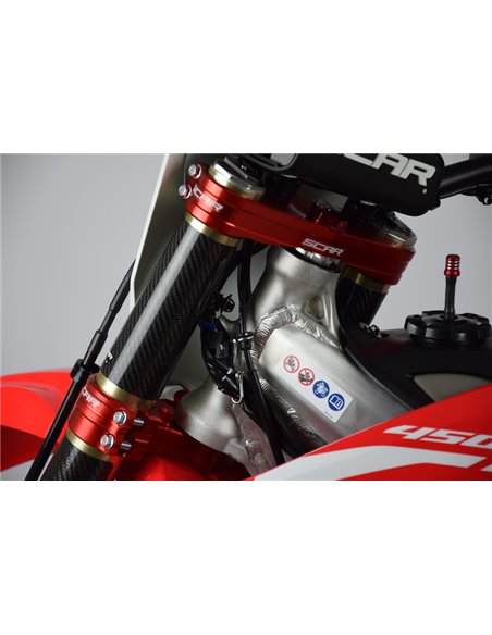 SCAR Triple Clamp Offset Standard Red S2416