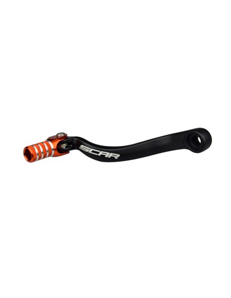 Pedal de cambio SCAR - Negro / Puntera naranja GSL501