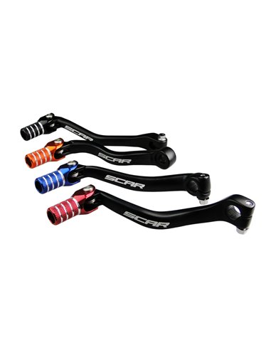 Pedal de cambio SCAR - Negro / Puntera naranja GSL501