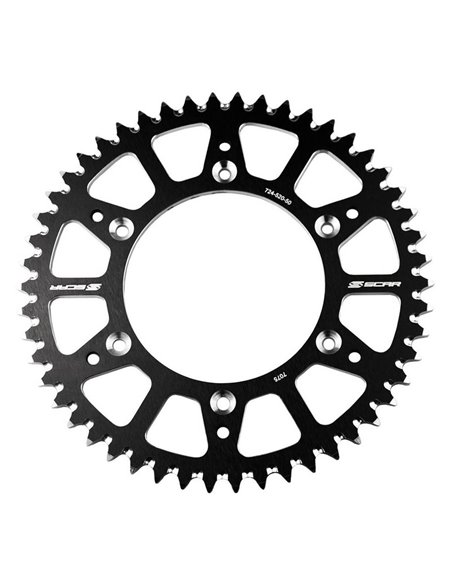 Corona de aluminio SCAR ultraligera autolimpiable - 520 SRS520-48BK