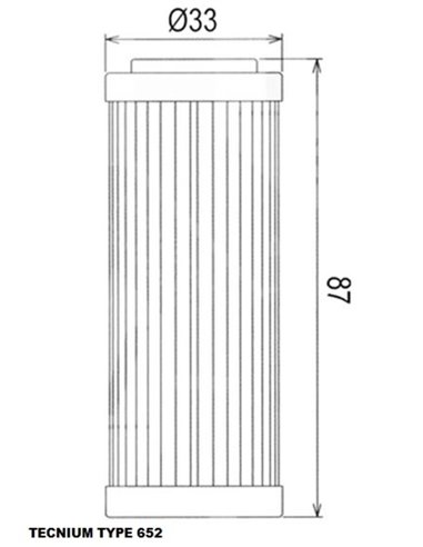 Filtro de aceite TECNIUM - 795803 JO1036