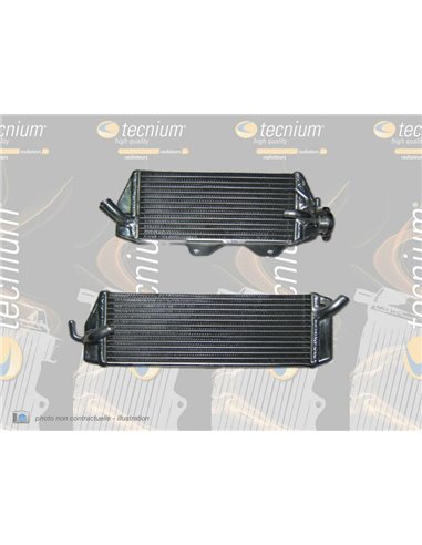 Radiador de aluminio soldado standard lado izquierdo BK04B