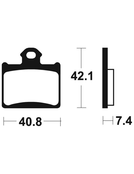 Pastillas de freno Tecnium MO372 Sinterizadas MO372