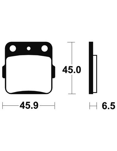 Pastillas de freno Tecnium MA84 Orgánicas MA84