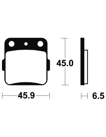 Pastillas de freno Tecnium MA84 Orgánicas MA84